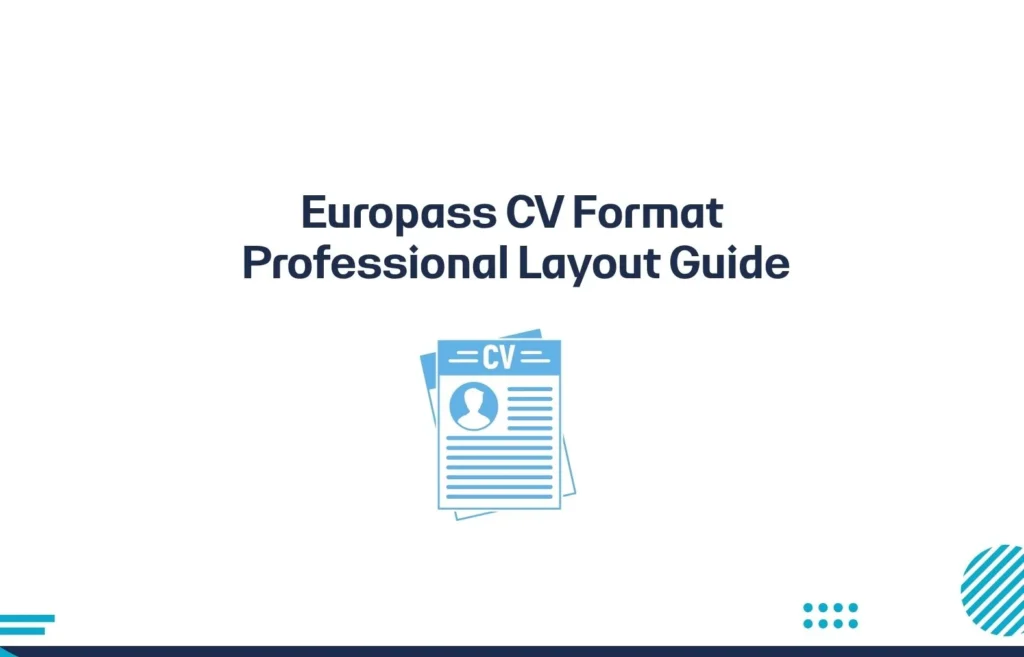 Europass CV Format