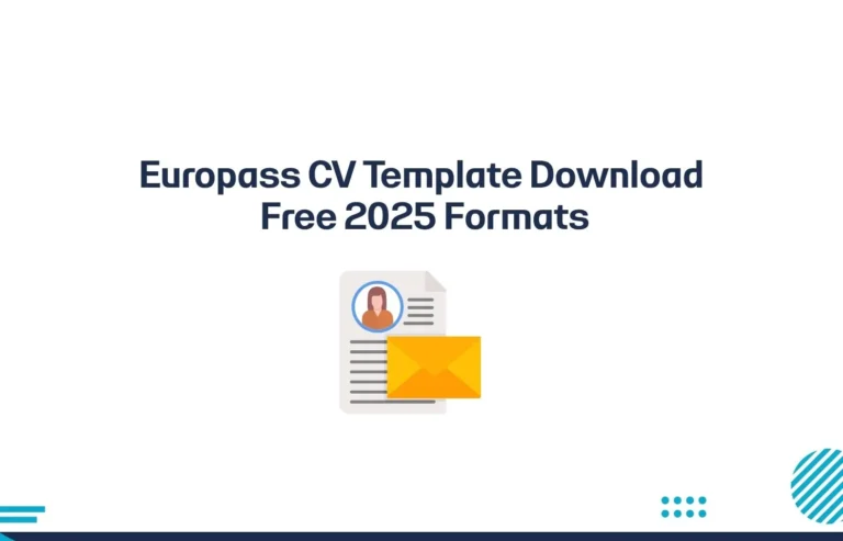 Europass CV Template Download