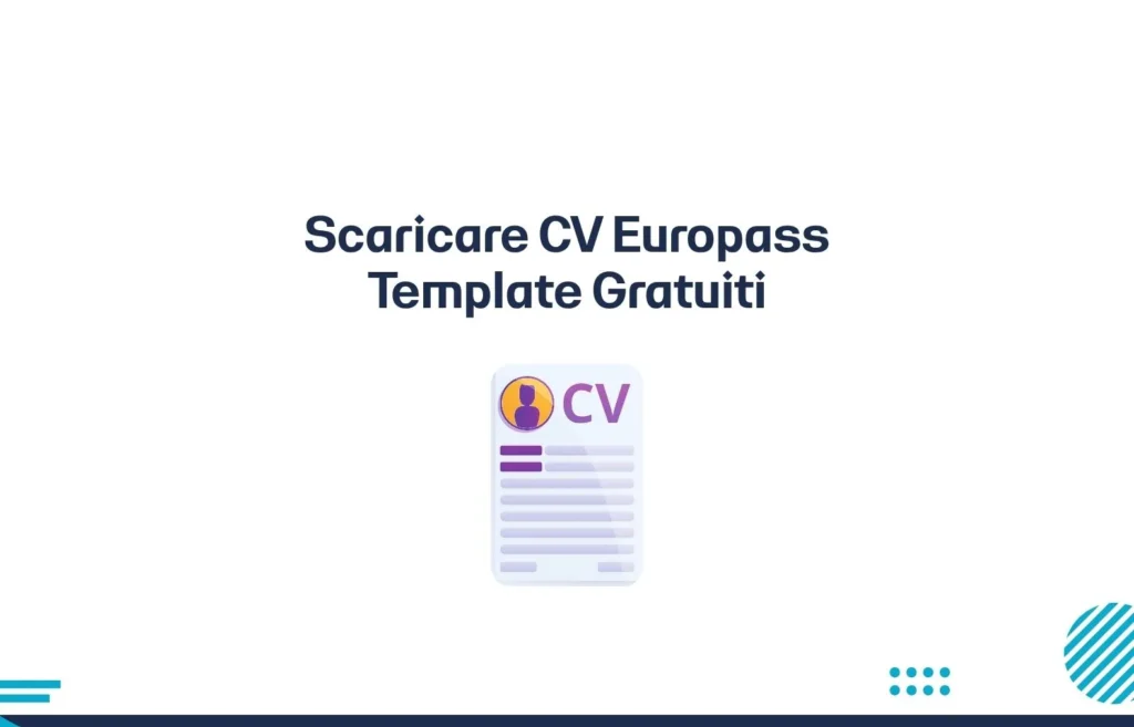 Scaricare CV Europass